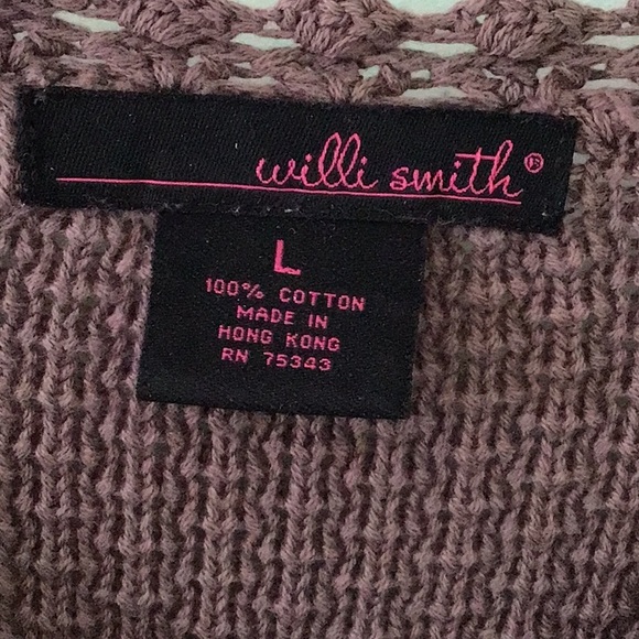 Willi Smith Women's 100% cotton Brown Sweater - Picture 2 of 8